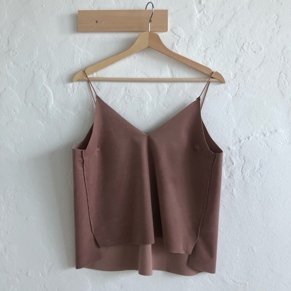 Oak & Fort suede tank